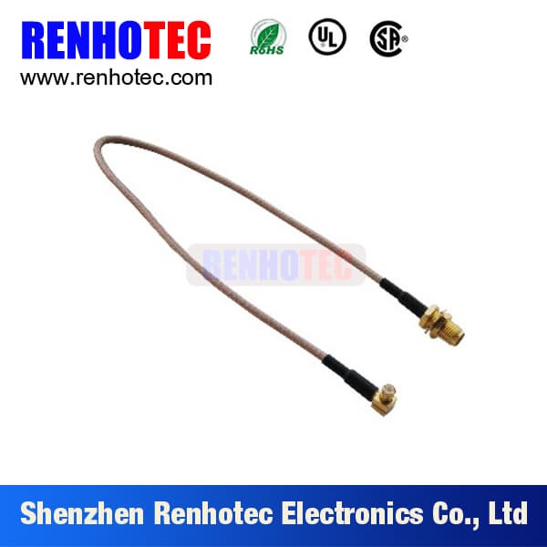SMA Female to MCX Male Connector for RG178_316 Coaxial Cable
